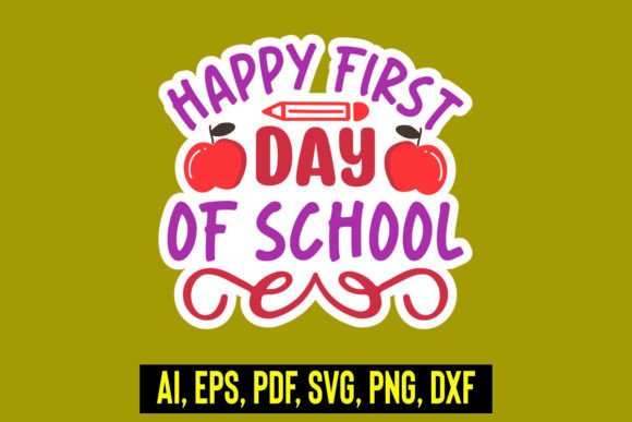 Happy First Day of School Embroidery Review