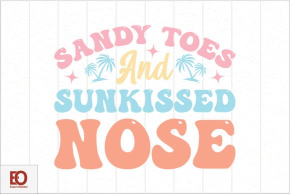 Sandy Toes and Sun Kissed Nose - Retro