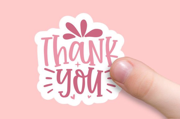 Thank You Srticker Embroidery Review