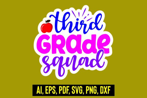 Third Grade Squad Embroidery Review